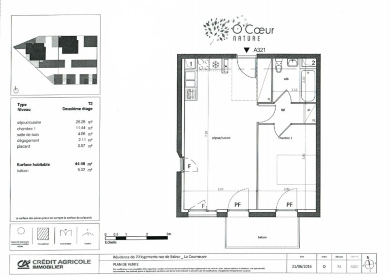 Appartement T2 La Courneuve à louer 3