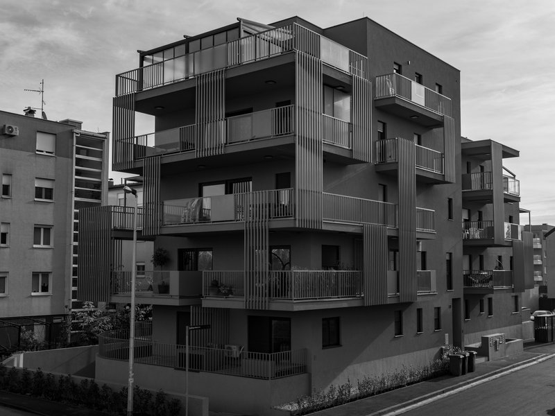 Immeuble neuf en construction